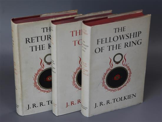 Tolkien, John Ronald Reuel - The Return of the King, first edition, original cloth in d.j., inner fly leaf with darkened (3)